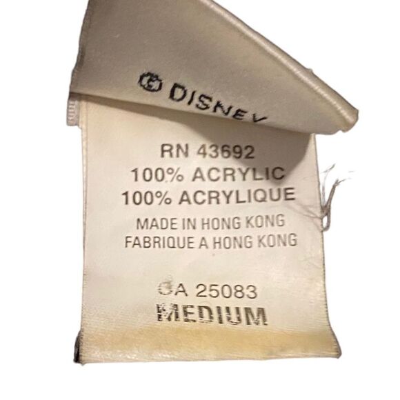 Vintage Disney Store Parks Mickey Mouse Floral Print Cardigan Sweater in Size M - Picture 7 of 7